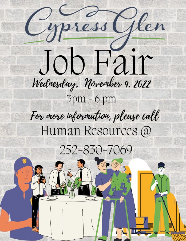 Events Cypress Glen Retirement Community